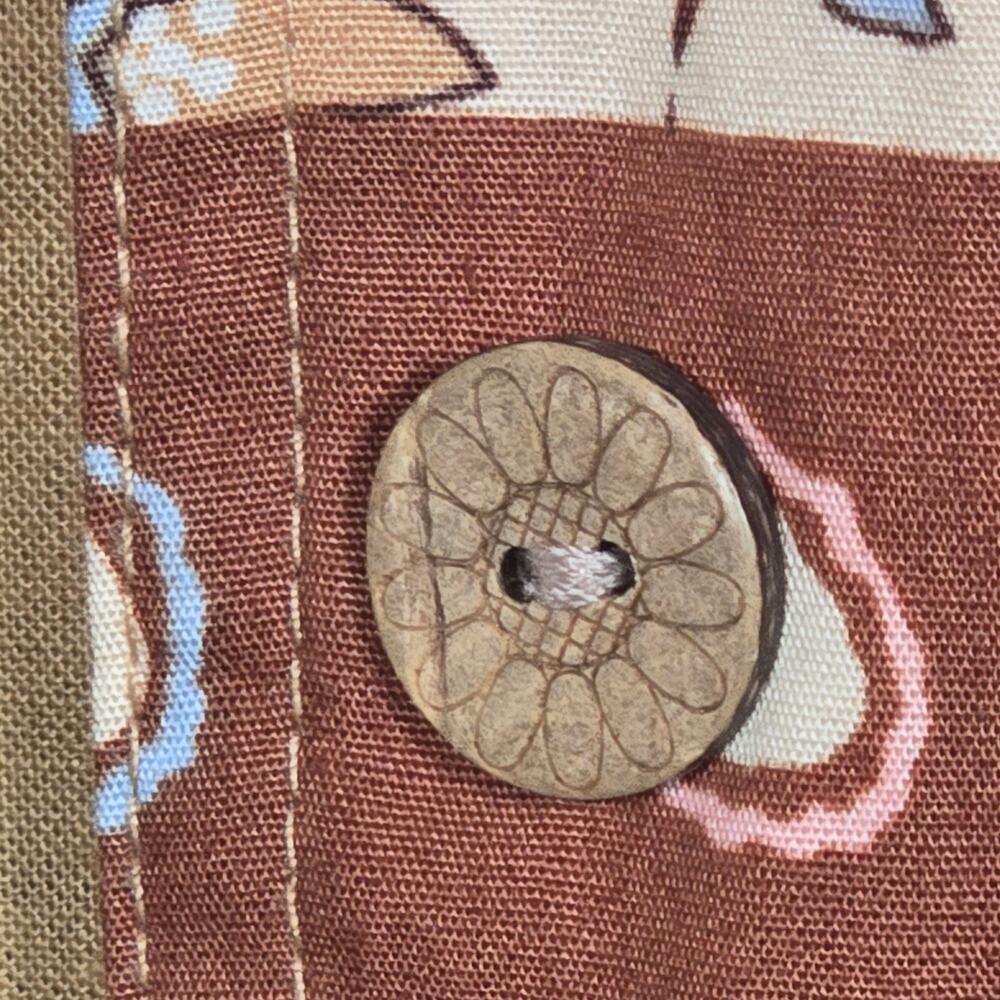 Anne Carson Patchwork Shacket. Large - Picture 7 of 10